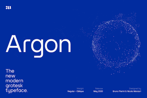 Argon: A Clean Sans Serif Typeface for Modern Editorial Design