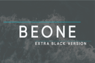 Beone Extra Black: The Ultimate Minimalist Sans Serif for Modern Branding