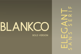Blankco Bold: The Geometric Typeface for High-Impact Campaigns