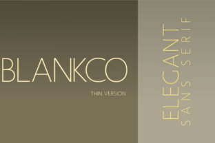 Blankco Thin: A Modern Geometric Typeface Review