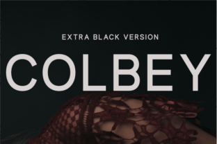 Colbey Extra Black: The Bold Typeface for Makers