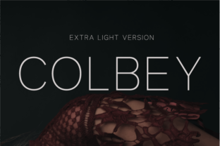 Colbey Extra Light Typeface for Modern Brands