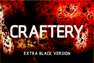Craftery Extra Black Font for Bold Editorial Design