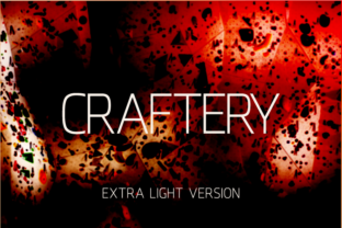 Craftery Extra Light Typeface for Clean Branding