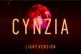 Cynzia Light: The Moon-Inspired Sans Serif for Modern Brands
