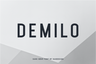 Demilo: The Clean Sans Serif Typeface for Modern Brands