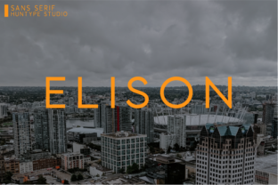 Elison: A Timeless Sans Serif Font for Makers