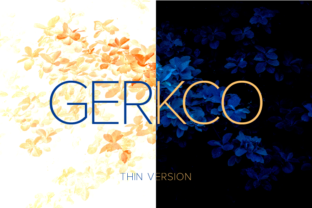 Gerkco Thin Font for Modern Brand Identity