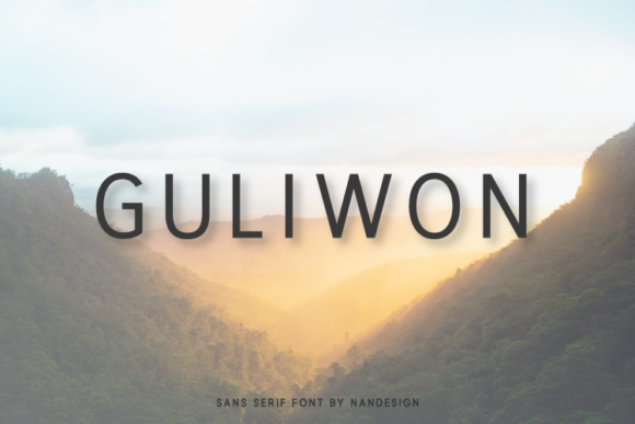 Guliwon: A Smooth Sans Serif Font for Modern Brands