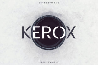 Kerox Typeface for Clean Web Design