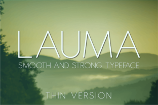 Lauma Thin Typeface for Modern Branding