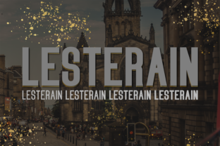 Lesterain Family: Vintage Sans Serif Font for Crafters