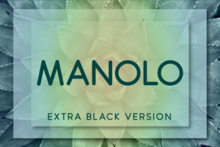 Manolo Extra Black Typeface for Modern Branding