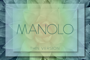 Manolo Thin: A Refined Sans Serif Typeface