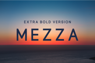 Mezza Extra Bold Typeface for High-Impact Campaigns