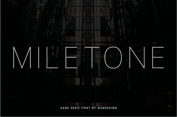Miletone: A Modern Sans Serif Typeface for Editorial Clarity