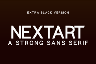Nextart Extra Black Font for Bold Branding