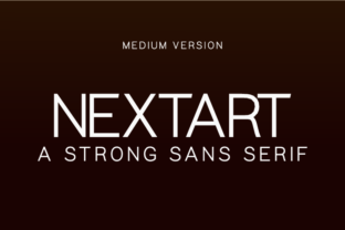 Nextart Medium: A Timeless Typeface for Makers