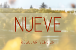 Nueve: A Clean Sans Serif Font for Strong Branding