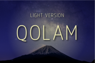 Qolam Light: A Timeless Sans Serif Typeface