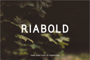 Riabold Typeface for Modern Digital Campaigns