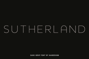 Sutherland Font for Polished Brand Identity