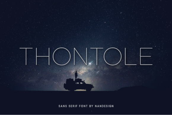 Thontole Font for Elegant Craft Branding