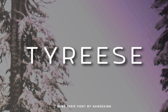 Tyreese: A Relaxed Sans Serif Font for Modern Editors