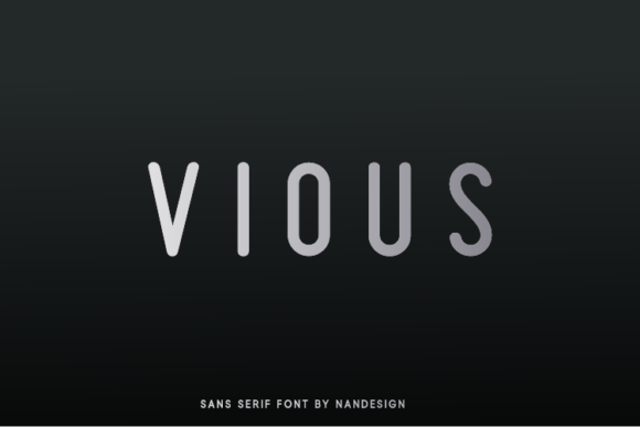 Vious: A Clean Sans Serif Font for Modern Makers
