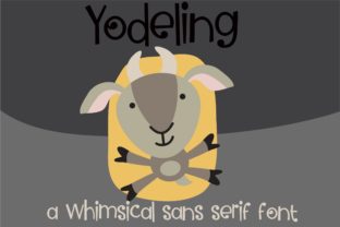 Yodeling: A Quirky Sans Serif Font for Makers