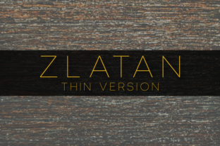 Zlatan Thin Typeface for Modern Branding